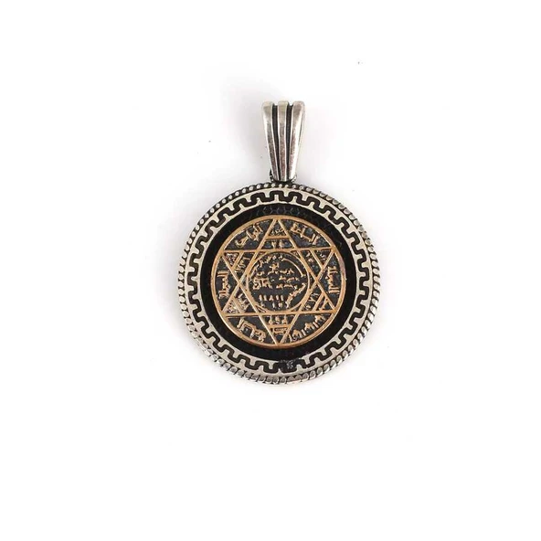 925 Ayar Gümüş Hz.Davut Mührü Kolye Ucu ürün görseli