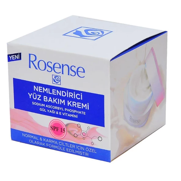 Rosense Gül Yağı E Vitaminli Nemlendirici Yüz Kremi 50ML Normal - 5