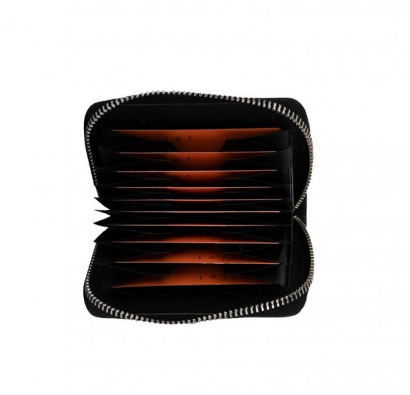 Minbag Girit Deri Kartlık Cüzdan Siyah - 3