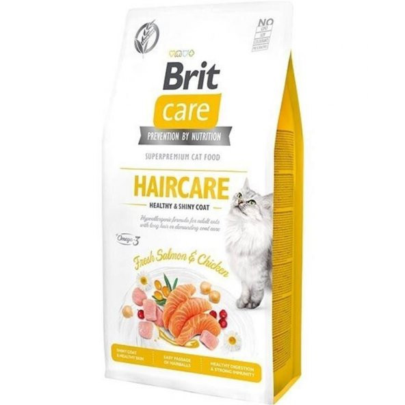 Brit Care Deri ve Tüy Sağlığı İçin Tahılsız Kedi Maması 7 Kg