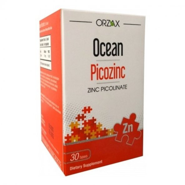 Orzax Ocean Picozinc Takviye Edici Gıda 30 Kapsül