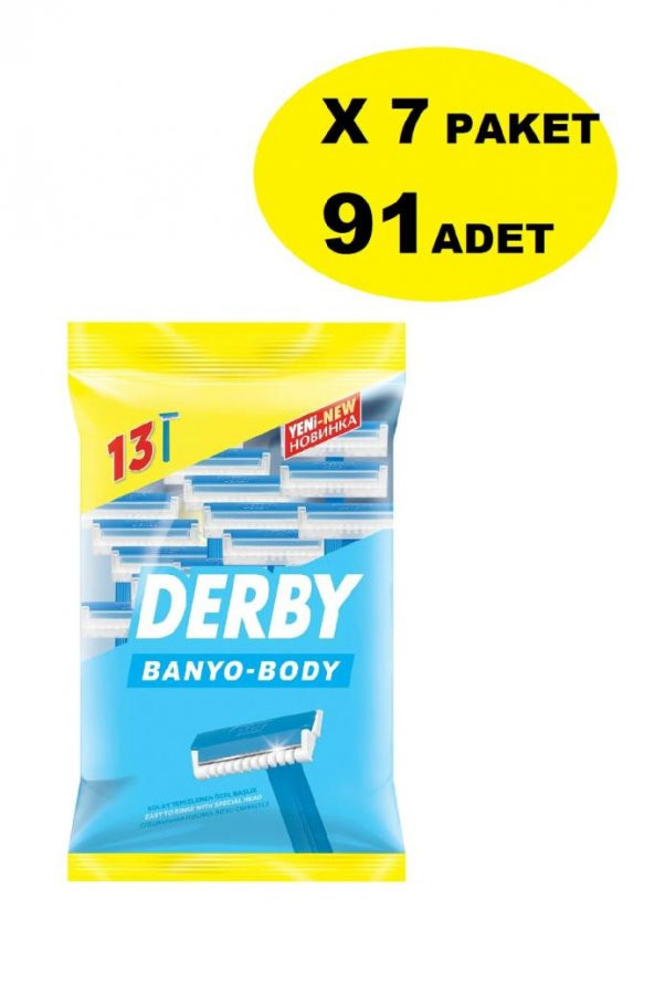 Derby Banyo Body 10+3 X 7 Paket- 91 Adet