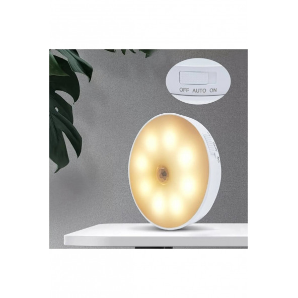 Hareket Sensörlü USB Şarj Edilebilir Mıknatıslı Günışığı LED Işık Lamba In-02 A09 - 2