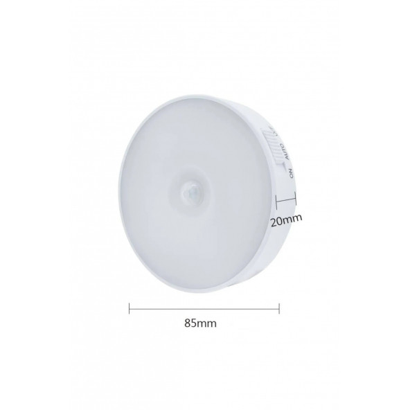 Hareket Sensörlü USB Şarj Edilebilir Mıknatıslı Günışığı LED Işık Lamba In-02 A09 - 4