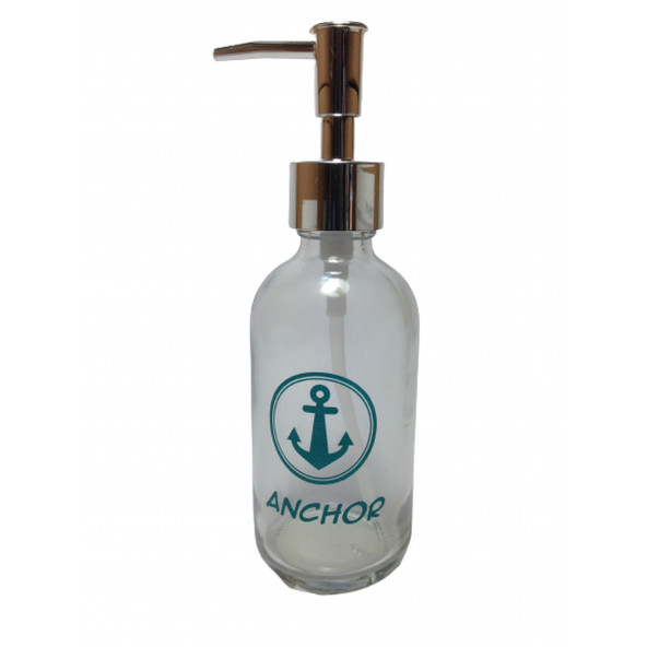 KTBD0057-1PA CAM SIVI SABUNLUKÇAPA YAZILI 6X6X10CM 250ML - Resim 3