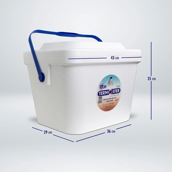 Termoster Strafor Köpük Soğutucu 25 Lt - 4