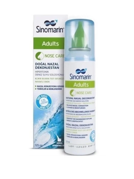 Sinomarin Adults Yetişkinler İçin Deniz Suyu 125 ml