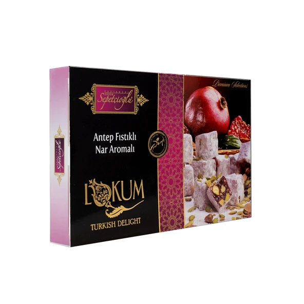 Antep Fıstıklı Nar Aromalı Lokum 300G ürün görseli