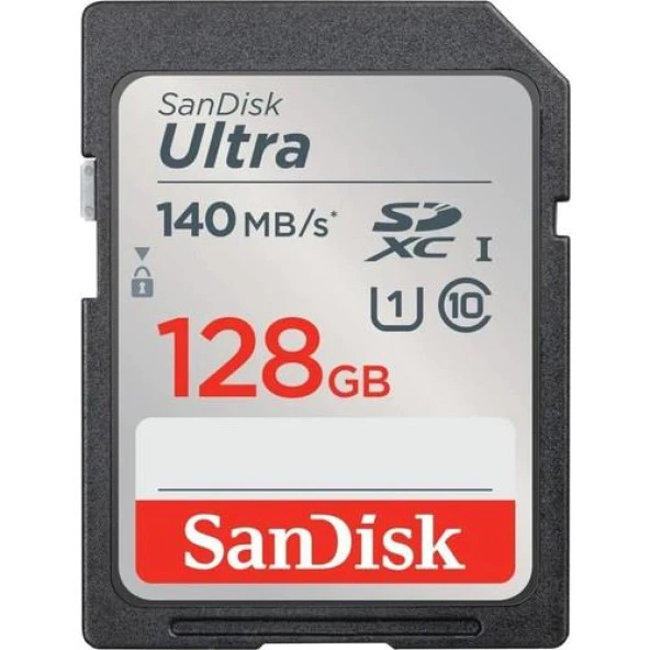 Sandisk Ultra 128GB 140MB/S Sdhc Class 10 UhsI Hafıza Kartı SDSDUNB-128G
