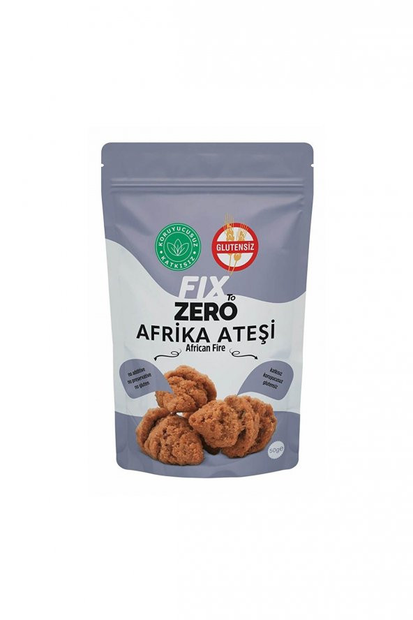 Fix To Zero Glutensiz Afrika Ateşi Kurabiye 50 Gr - 1