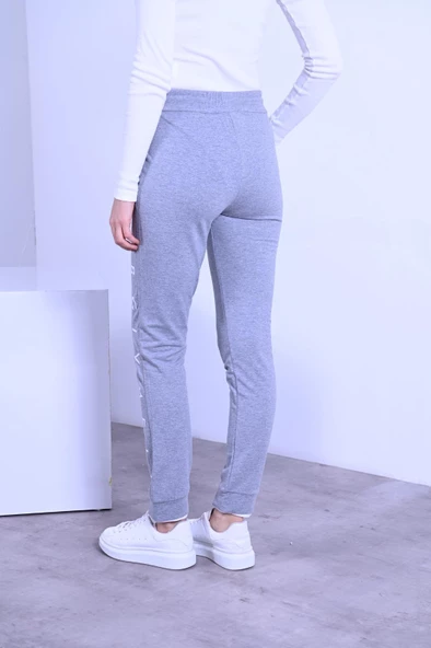 Paça Yırtmaç Detaylı Eşofman Altı 9450 - 10