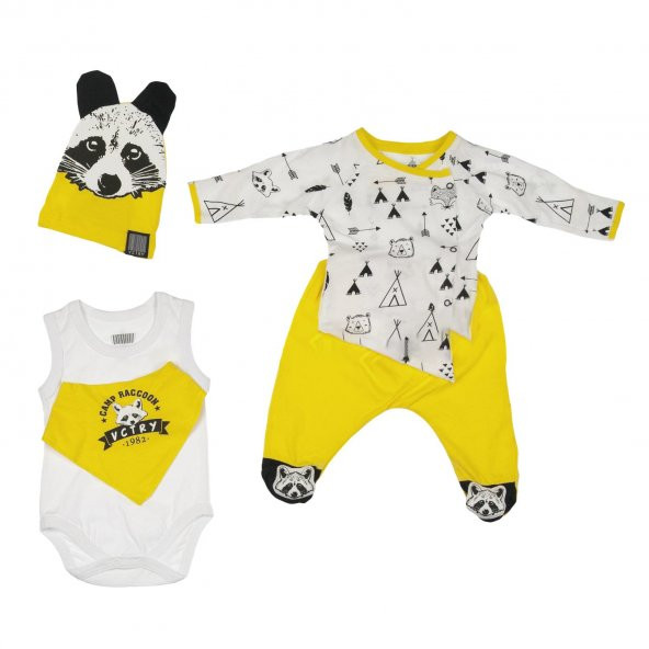 Raccoon 5'li Zıbın Set 84295 - 4