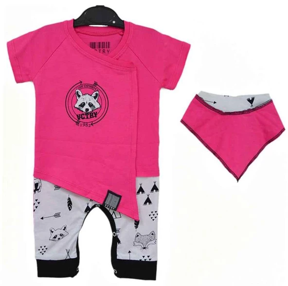 Raccoon Fularlı Kruvaze Tulum 87036 - 3