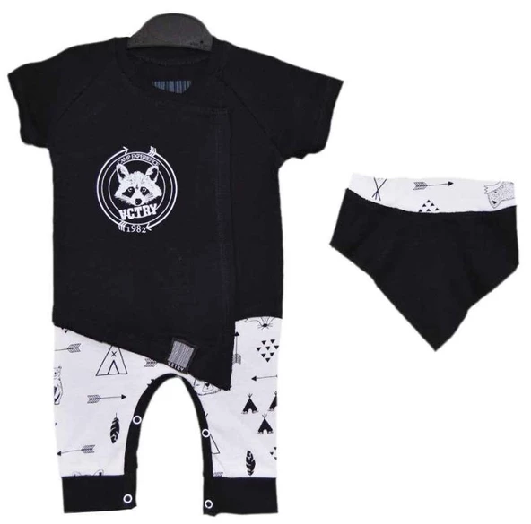 Raccoon Fularlı Kruvaze Tulum 87036 - 2