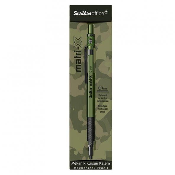 SCRIKSS MATRI-X VERSATIL 0.7 HAKI SEFFAF AMBALAJ - 2