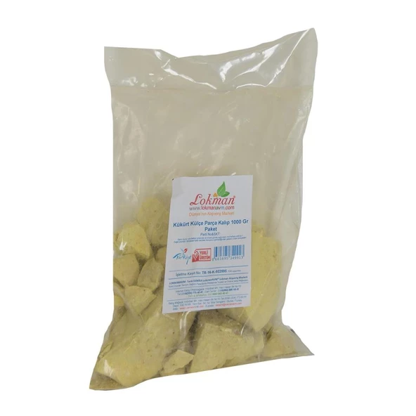 Doğal Kükürt Külçe Parça Kalıp Kiloluk Tane Kalem Kükürt 1KG