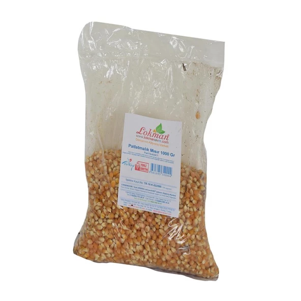 Doğal Patlatmalık Mısır Popcorn Patlayan Cin Mısırı Kiloluk 1KG - 3