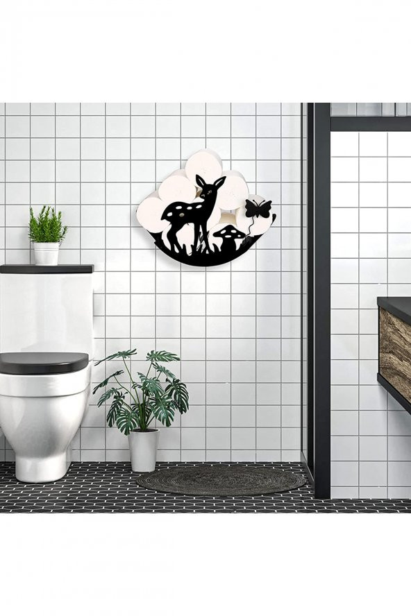 Geyikli WC Kağıtlığı - 2