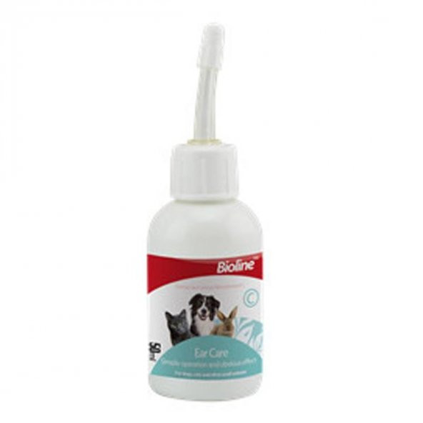 Bioline Kedi ve Köpek için Kulak Bakım Damlası 50ml