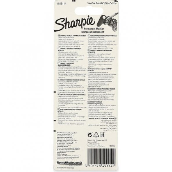 SHARPIE PERMANENT MARKER FINE METALIK RENKLER 3 LU - 3