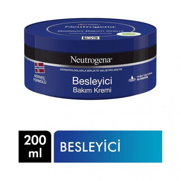 Neutrogena Norveç Formülü Besleyici Bakım Kremi 200 ml Yeni Ambalaj