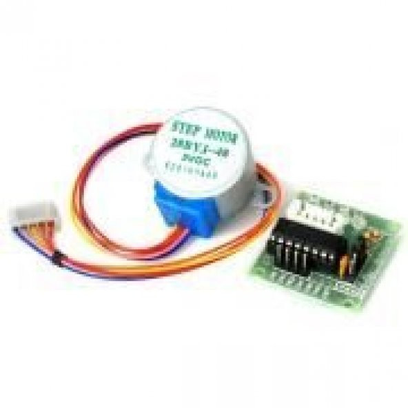Redüktörlü Step Motor ve ULN2003A Step Motor Sürücü Kartı (15445074)