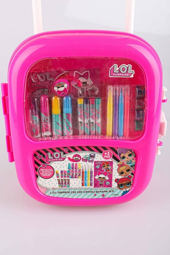 L.o.l. Surprise! Lisanslı L.o.l Surprıse Çek Çek Çantalı Boyama Seti - Resim 3
