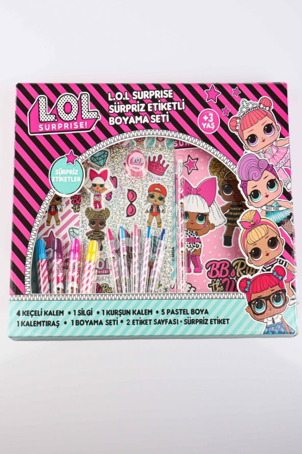 L.o.l. Surprise! Lisanslı L.o.l Surprıse Sürpriz Etiketli Boyama Seti