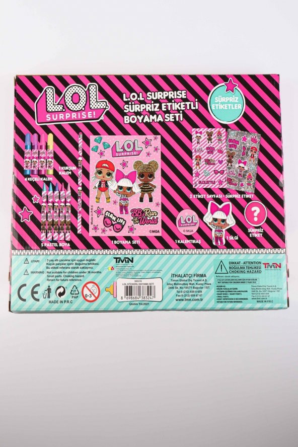 L.o.l. Surprise! Lisanslı L.o.l Surprıse Sürpriz Etiketli Boyama Seti - 2