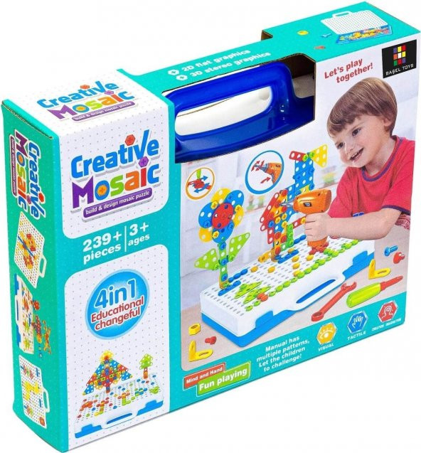 Başel Toys Creative Mosaic Puzzle 239 Parça