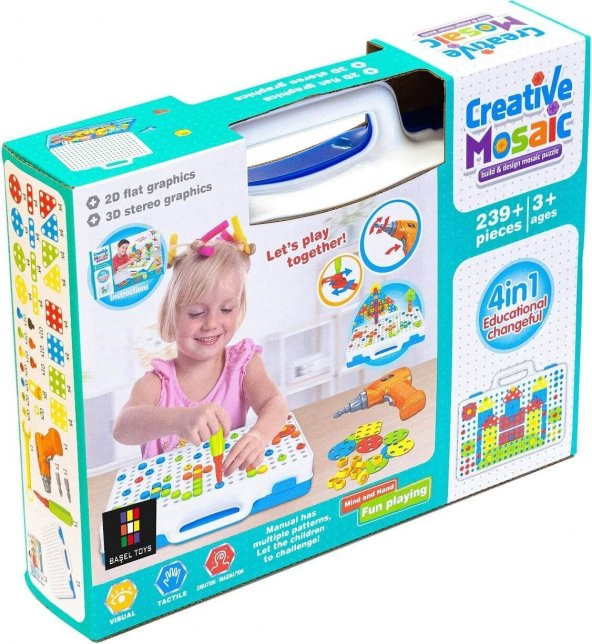 Başel Toys Creative Mosaic Puzzle 239 Parça - 2