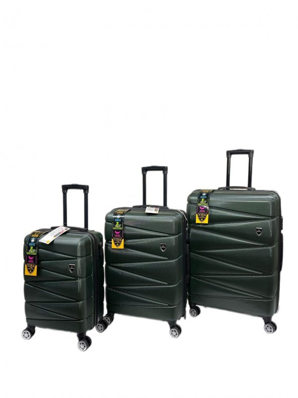 Yefa Kırılmaz ABS 3 Lü Valiz Seti ürün görseli
