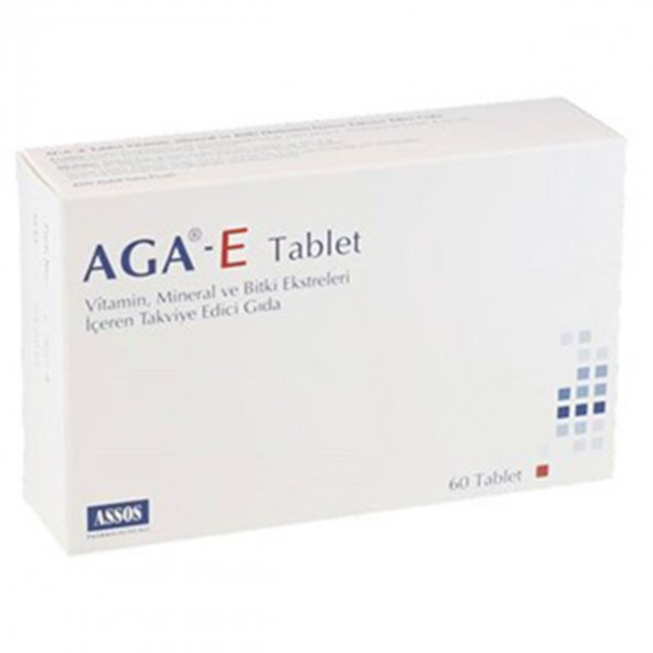 Assos AGA-E Takviye Edici Gıda 60 Tablet