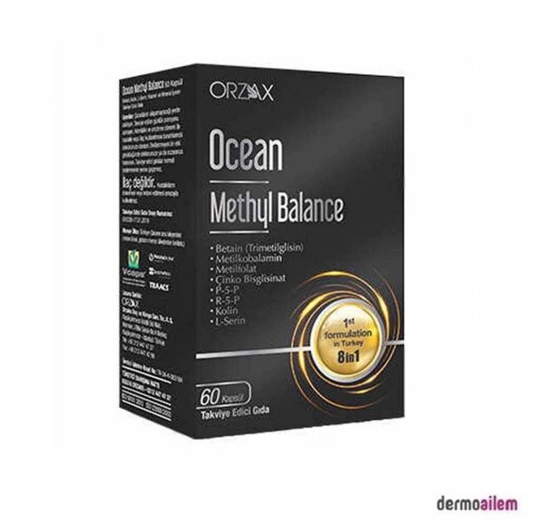 Orzax Ocean Methyl Balance 60 Bitkisel Kapsül