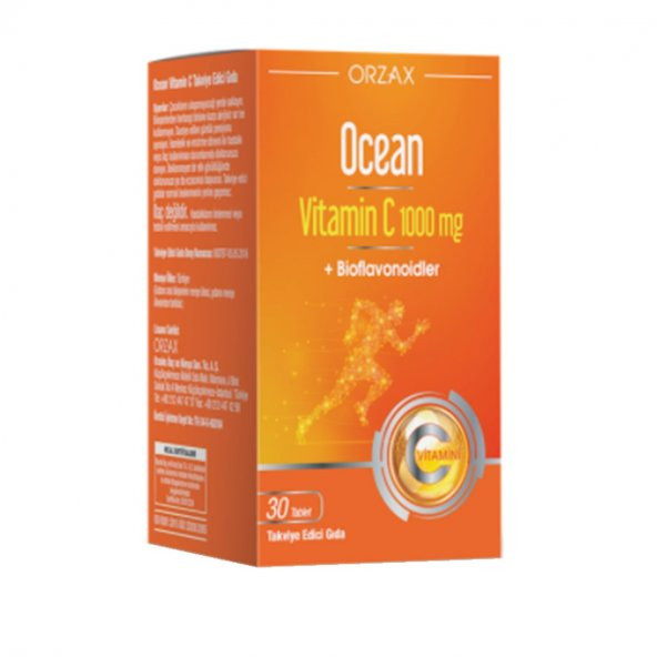 Orzax Ocean Vitamin C 1000 mg 30 Tablet
