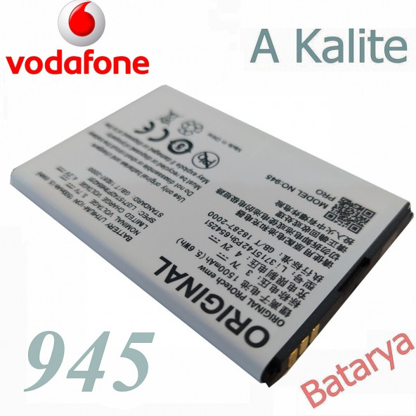 Vodafone 945 Batarya 945 Uyumlu Yedek Batarya