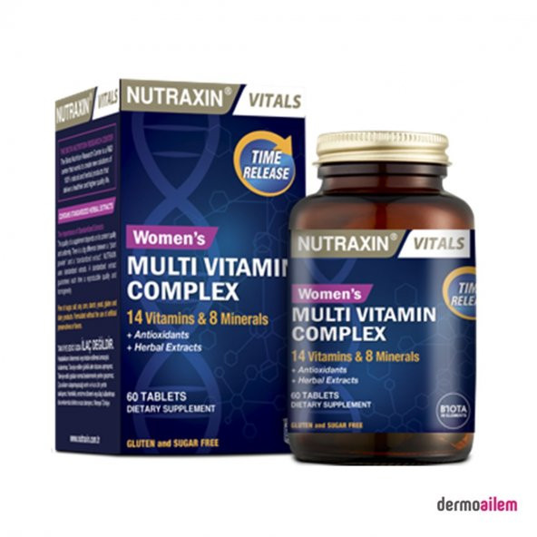 Nutraxin Multivitamin Kadın 60 Tablet
