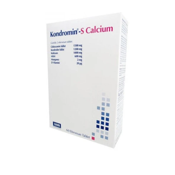 Assos Kondromin S Calcium 60 Efervesan Tablet