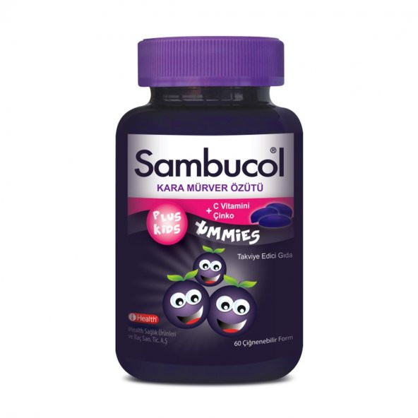 Sambucol Plus Kids Yummies Çiğnenebilir Form 60 Adet