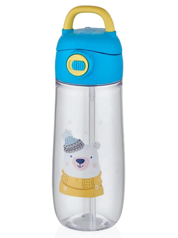 Vagonlife Matara 550 ML Desenli Pipetli Suluk (Karışık Renk 1 Adet) - 3