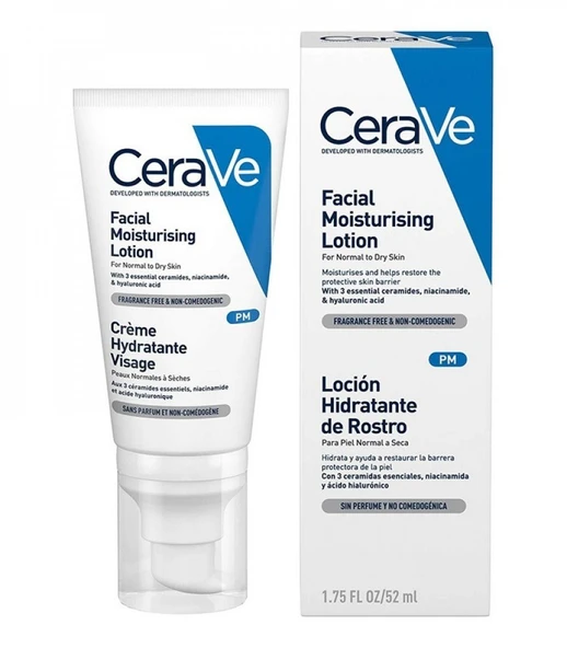 Cerave Nemlendirici Yüz Kremi 52 ml