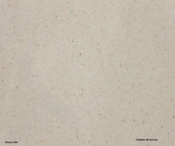 Akvaryum Beyaz Silis Kum 0,5 mm 5 kg Kalsiyum Karbonatlı Beyaz Kum