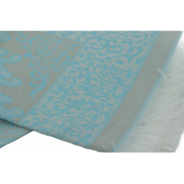 Orta Boy Renkli Kapaklı Karekodlu Kuranı Kerim (24.5cmx17cm) Seccade (67cmx122cm) Tesbih Set - 8