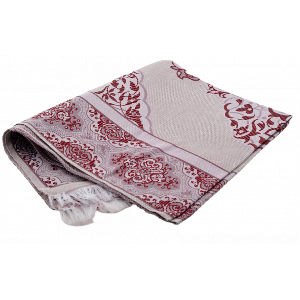 Orta Boy Gri Renkli Karekodlu Kuranı Kerim (24.5cmx17cm) Seccade (67cmx122cm) Tesbih Set - 5