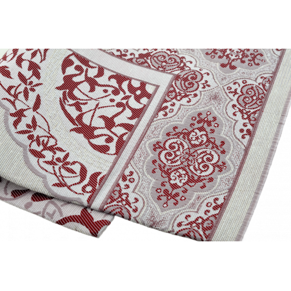 Orta Boy Gri Renkli Karekodlu Kuranı Kerim (24.5cmx17cm) Seccade (67cmx122cm) Tesbih Set - 6