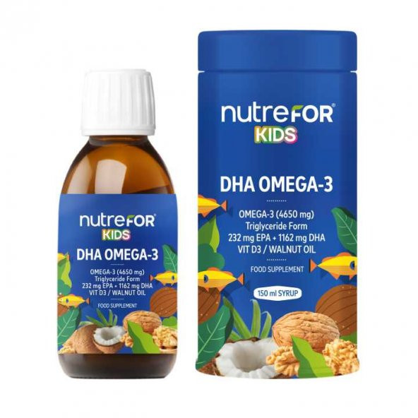 Nutrefor DHA Omega 3 Kids Şurup 150 ml