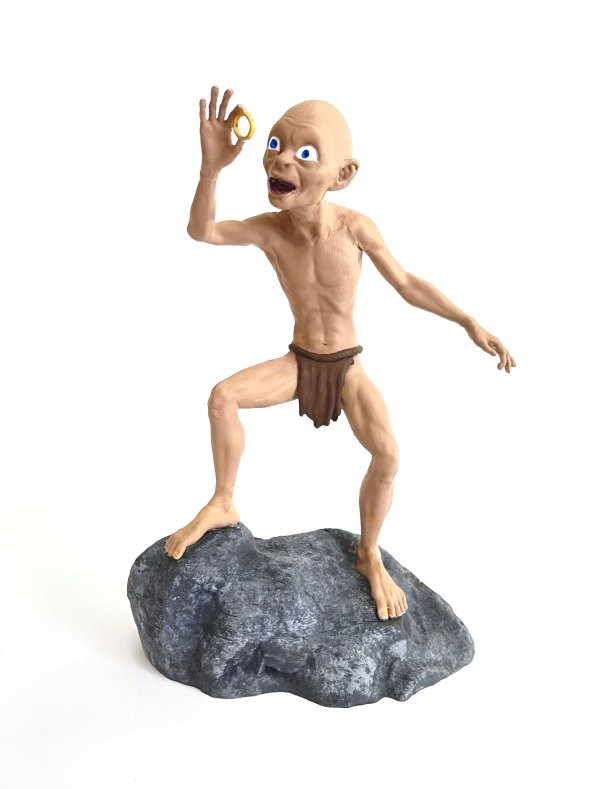 Gollum, Yüzüklerin Efendisi Boyalı Figür (20 cm)