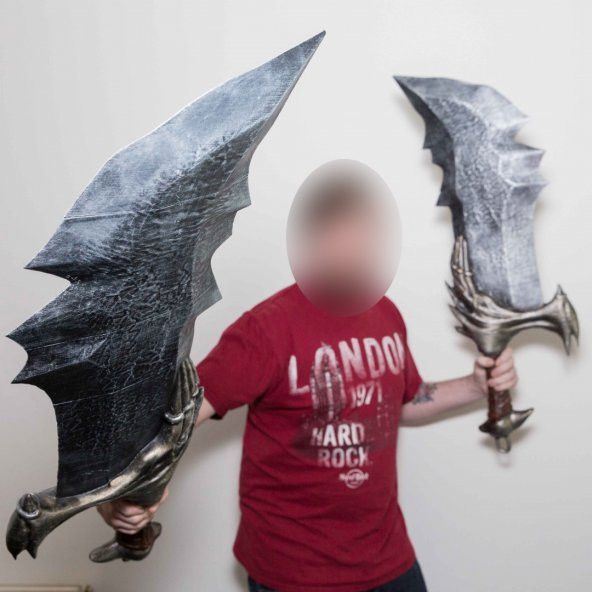 Kaosun Kılıçları God Of War Kratos, - Blades of Chaos (80 cm - 2 Adet, 1 Çift) - 1