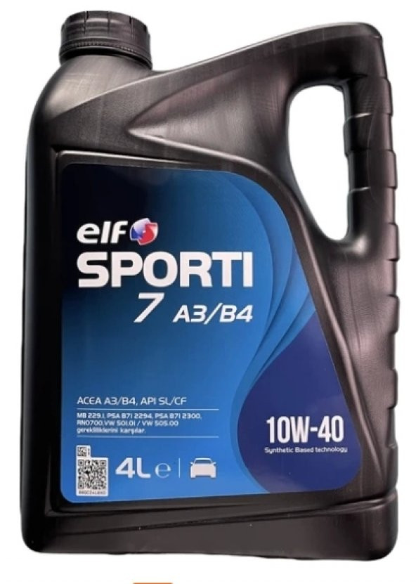 ELF MOTOR YAĞI 10W40 4 LT