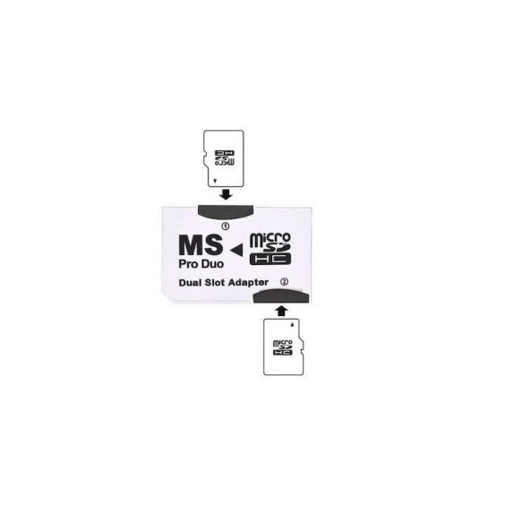 Micro Sd Memory Stick Pro Duo Çevirici Dönüştürücü Hafıza Kartı Adaptörü - 3